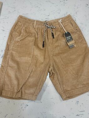 Japan Brand “Original Design” Tan Corduroy  Casual Everyday Shorts  RARE Mens XL